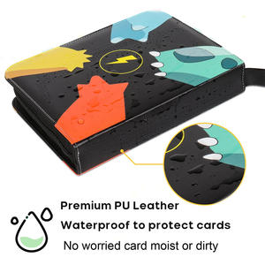 Reliure pour cartes à collectionner pour cartes de jeu Pokemoned Baseball Basketball Football 4 pochettes Porte-cartes de visite 400 cartes avec pochettes - Product Image 4