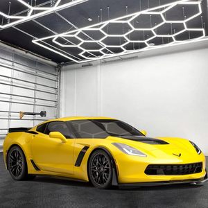 Lumière de plafond hexagonale pour <span class=keywords><strong>garage</strong></span> ETOP 14 Grid, 6500K, cadre rectangulaire, lumière LED pour <span class=keywords><strong>garage</strong></span>, <span class=keywords><strong>atelier</strong></span> de détail automobile - Product Image 6