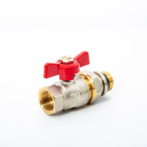 <span class=keywords><strong>2025</strong></span> Sản Phẩm Mới Tùy Chỉnh Màu Đỏ Xử Lý Brass Van Bóng Nhà Brass Bóng Van - Product Image 5