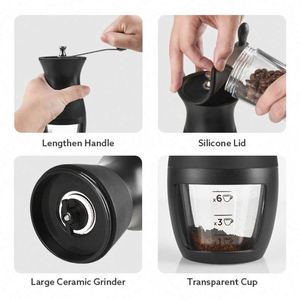 เครื่องบดกาแฟแบบมือหมุน พกพาสะดวก ปรับแต่งได้ง่าย ขายดี - Product Image 6