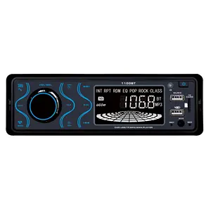 Bluetooth-Enabled Car Audio MP3 Player with USB AUX SD LCD LED Panel BT Enabled WMA Audio Format Car Stereo Various Options