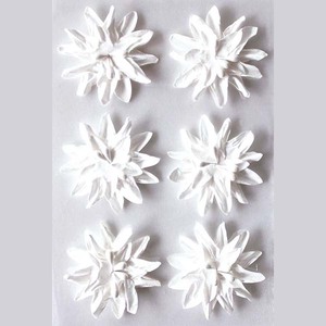28814 6 pièces coloré bricolage artisanat <span class=keywords><strong>Mini</strong></span> papier fleur autocollants pour mariage maison murs décoration scrapbooking - Product Image 2