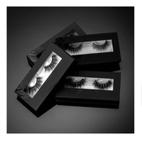 Custom Logo Luxury Recyclable Paperboard Eyelash Folder with Embossing and Glossy/Matt Lamination (Custom Size & Color)