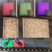 Vente en gros de décoration de sol aspect marbre pour piste de danse à DEL