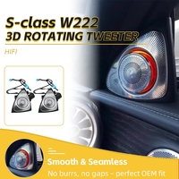 Speaker Tweeter Rotary 3D Perfect Fit untuk Mercedes Benz W222 S320 S400 S500 64 Warna Lampu Ambient Pintu