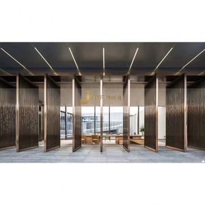 ANN8798 Modern Coated Stainless Steel Free Standing Room Divider Custom <b>Decorative</b> <b>Screen</b> for Restaurant & Exhibition - Product Image 5