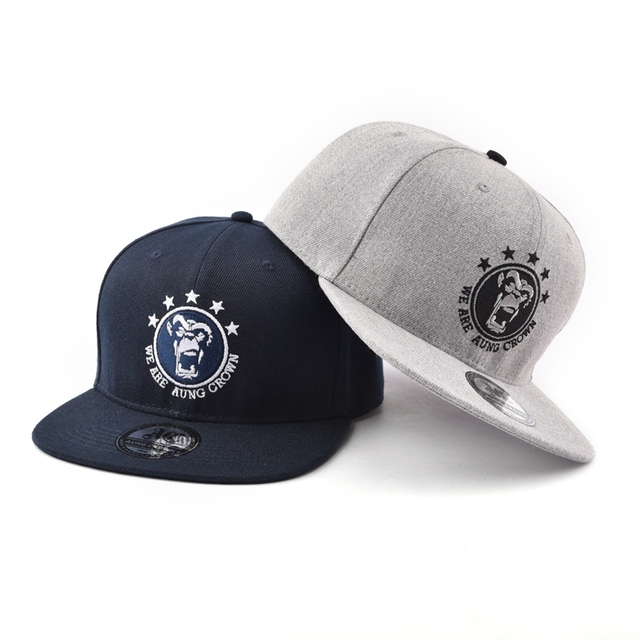 High Quality 6-Panel Closed Gorras Snapback Hat 3D Embroidery Flat Brim Basketball Fitted Caps Custom Hip Hop Hats