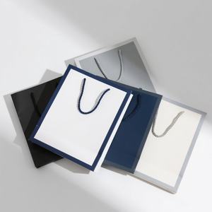 Custom Tote Art Gift Paper Package <b>Bags</b> Recycled <b>Food</b> Retail Stores Kraft Paper Gift <b>Bags</b> with Your Own logo - Product Image 4