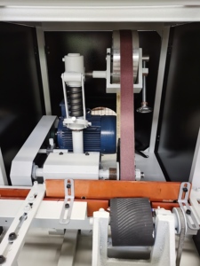 Juhua ống tròn đánh bóng Ống đánh bóng Máy mài tự động công nghiệp thép không gỉ vành đai kim loại Sander - Product Image 5