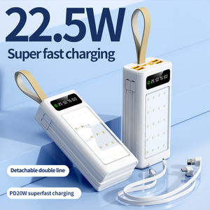 <span class=keywords><strong>Vente</strong></span> chaude 60000mAh Power Bank Double USB Charge Rapide Chargeur Portable Affichage Numérique LED Éclairage Chargeur <span class=keywords><strong>de</strong></span> Téléphone Portable - Product Image 3