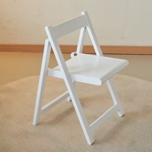 <span class=keywords><strong>เก้าอี้</strong></span>พับน้ำหนักเบาสีขาวทันสมัยกันน้ำสำหรับรับประทานอาหารในสวนกลางแจ้งแบบพกพาสำหรับห้องนอนสวนสาธารณะโรงเรียนโกดังโรงแรม - Product Image 2