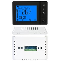 Piezas de HVAC, controlador de temperatura de bobina de ventilador de hotel, termostato dividido FCU, habitación digital con termostato de CA wifi