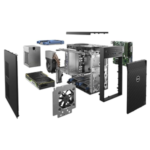 Original DE LL T3680 T3650 T3660 Tower-Workstation mit Core I7/i9 14. Generation Prozessoren, RTX4060ti T1000 8G RTX A4000 16G - Product Image 4