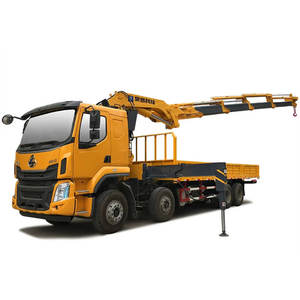 Grúa Hidráulica Montada en Camión HAOY de 20 Toneladas con Control Remoto, Cilindro Hidráulico y Caja de Cambios de Marca Kato - Product Image 1