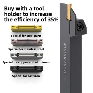 ตัวยึดเครื่องมือเซาะร่องภายนอก MGEHR2020-<span class=keywords><strong>3</strong></span>สำหรับใส่ MGMN300 | ความแม่นยำของเครื่องกลึงซีเอ็นซี - Product Image 3