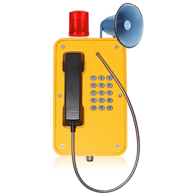 IP66 Vandal Resistant Emergency Telephone With Horn and Beacon
