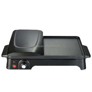 Aifa elektrikli kore yapışmaz barbekü aşçı kalbur tava Hotpot ile çok amaçlı 2 1 pişirme kızartma ızgara tavası ve tencere - Product Image 2