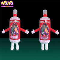 Costume gonflable de bouteille pour des défilés de publicité extérieure