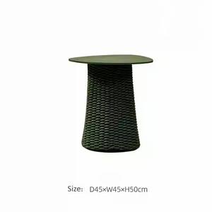 Sedia <span class=keywords><strong>da</strong></span> <span class=keywords><strong>Giardino</strong></span> in Rattan a Prezzo All'Ingrosso per Cortile e Patio, Sedia <span class=keywords><strong>da</strong></span> Pranzo Impermeabile per Esterni con Tavolo Rotondo - Product Image 5