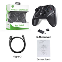 Gamepad controlador inalámbrico para Xbox One/PC controlador de juegos mango con cable controlador de doble vibración Gamepad