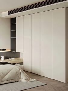 Contemporary <strong>Wardrobe</strong> with Hinged Doors Multiple Storage Options Modern Design - Product Image 3
