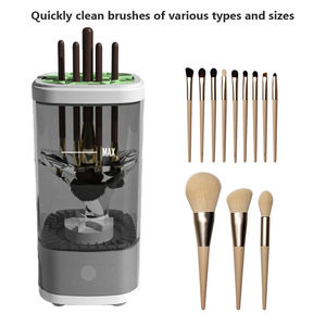 2024 meilleure vente Portable automatique filature USB cosmétique électrique maquillage brosse nettoyant ultrasons automatique <span class=keywords><strong>lunettes</strong></span> nettoyant - Product Image 6