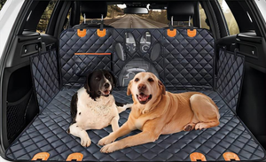 Hamaca <span class=keywords><strong>para</strong></span> <span class=keywords><strong>Perros</strong></span> 100% Impermeable <span class=keywords><strong>para</strong></span> <span class=keywords><strong>Auto</strong></span> con Diseño <span class=keywords><strong>de</strong></span> Huellas, Material Oxford, Ventana <span class=keywords><strong>de</strong></span> Malla Visible, Cremallera Lateral, <span class=keywords><strong>Protector</strong></span> <span class=keywords><strong>de</strong></span> Asiento <span class=keywords><strong>de</strong></span> <span class=keywords><strong>Auto</strong></span> y <span class=keywords><strong>Puerta</strong></span> <span class=keywords><strong>para</strong></span> Mascotas - Product Image 3