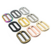Boucle de ceinture coulissante Tri-Glide en alliage de 20mm 25mm pour sac à dos, ajusteur, boucles de bandoulière, accessoire de quincaillerie, en Stock
