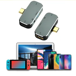 Supporta OEM Hot-sale 4 in 1 USB C Hub tipo c a 4K HDMI USB 3.0 USB 2.0 Docking Station multifunzione per telefono portatile