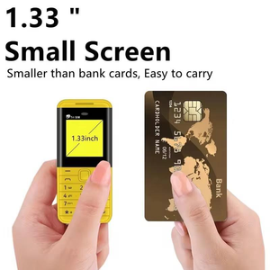 Téléphone portable mini GSM débloqué d'usine, triple SIM, double veille, format de poche, petit téléphone de secours, corps en plastique - Product Image 5