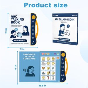 Botones Programables, Libro Parlante AAC, Tablero de Comunicación, Dispositivo AAC para Autismo, Niños y Adultos No Verbales, Material de Terapia del Habla - Product Image 2