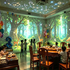 Système de projection immersif commercial pour fêtes d'anniversaire, salles de jeux pour enfants, centres de loisirs, hôtels et lieux d'événements - Product Image 5
