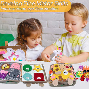 Nouveau Design Girafe Occupé <span class=keywords><strong>Livre</strong></span> Montessori Éducatif Image Puzzle pour Enfants Éducation Précoce <span class=keywords><strong>Livre</strong></span> Calme pour Bébés - Product Image 2