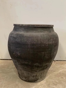 Antique Wholesale Pottery Old Decoration <strong>Flower</strong> Plant <strong>Pots</strong> Home Decorative <strong>Flower</strong> Natural Grey <strong>Large</strong> <strong>Pot</strong> - Product Image 2