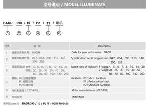 Caja de Engranajes Planetarios de Alta Precisión de la Serie BADR de Ángulo Recto, Alto Torque y Baja Holgura para Motor Servo de Automatización Industrial - Product Image 5