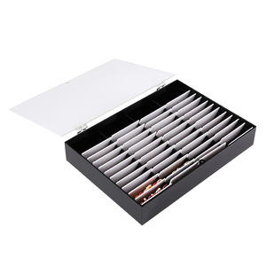 4 Row Flat Cover <b>Nail</b> Art Storage Box Gel Polish Color Chart Display Salon Manicure Organizer Jewelry Accessories Tool <b>Case</b> - Product Image 2