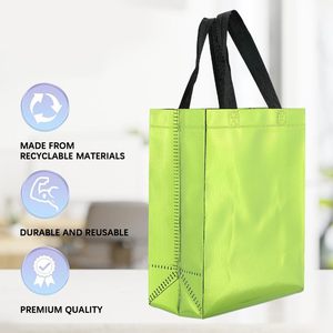 Bolsas de Compra Reutilizables Ecológicas de <span class=keywords><strong>PP</strong></span> No Tejido a Precio Económico al por Mayor, Bolsa de Mano No Tejida con Logotipo Personalizado - Product Image 3