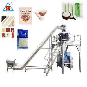 manufacturers Multi-head scale weighing Beans rice Sugar packaging machine automatic granule pouch packing machine