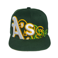 Topi Snapback Katun Fashion, Pinggiran Datar, Dapat Disesuaikan, Bordir Logo Custom, Grosir Topi Snapback