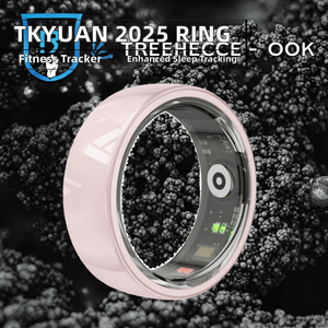 TKYUAN 2025 Bague Intelligente en Céramique Étanche, Suivi d'Activité pour Hommes et Femmes, Moniteur de Sommeil et Fréquence Cardiaque, Contrôle via Application Santé Android - Product Image 3