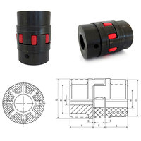 Accouplement à mâchoires flexible en élastomère de type LX/XL, type araignée en acier Rotex, avec support OEM, couple nominal de 1000 Nm, 3000 tr/min
