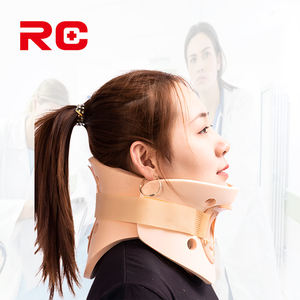 हार्ड समर्थन और फोम पैडिंग के साथ चिकित्सा गर्दन का ब्रेस, गर्भाशय ग्रीवा स्थिरता और आरामदायक imization के लिए सांस की डिजाइन - Product Image 4