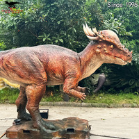 Modèle de Pachycephalosaure Animatronique Réaliste pour Parc d'Aventures et Centre Commercial - En Vente