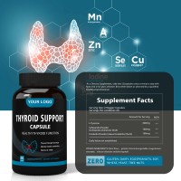Gommes de soutien pour la thyroïde de marque privée, capsules de soutien pour la thyroïde
