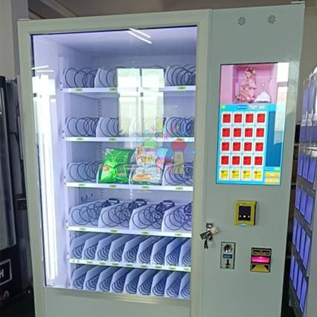 24 Hours Outdoor Large Capacity Automatic Combo Snacks Drinks Food Vending Machine