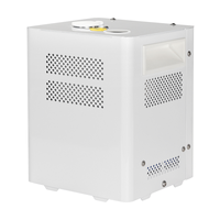 Machine à étincelles froides portable sans fil 350W blanche, ensemble de 6 pièces avec flight case et batterie rechargeable, machine à feux d'artifice