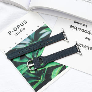 Correa de Reloj de Cuero Genuino de Lujo de 14 mm para Apple Watch S11 10 42 mm 46 mm Ultra 49 mm SE 44 mm, Correa Delgada - Product Image 3