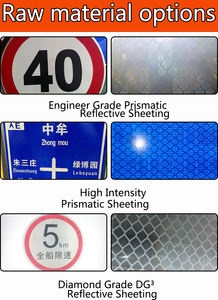 Özelleştirilmiş özel göstergesi alüminyum boş yansıtıcı trafik uyarı işareti ve sembol güvenliği yol işareti - Product Image 6