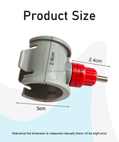 zz Abreuvoirs automatiques à tétine pour volailles (cailles, canards, poulets de chair) pour ligne d'eau, pour tuyaux ronds de 26,5 mm, marque Choretime