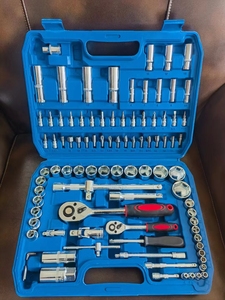 Adaptador de enchufe de impacto, 94 Uds., juego de herramientas de reparación de automóviles, juego de herramientas de caja trasera, Kit de reparación de rosca de bujía de coche - Product Image 2